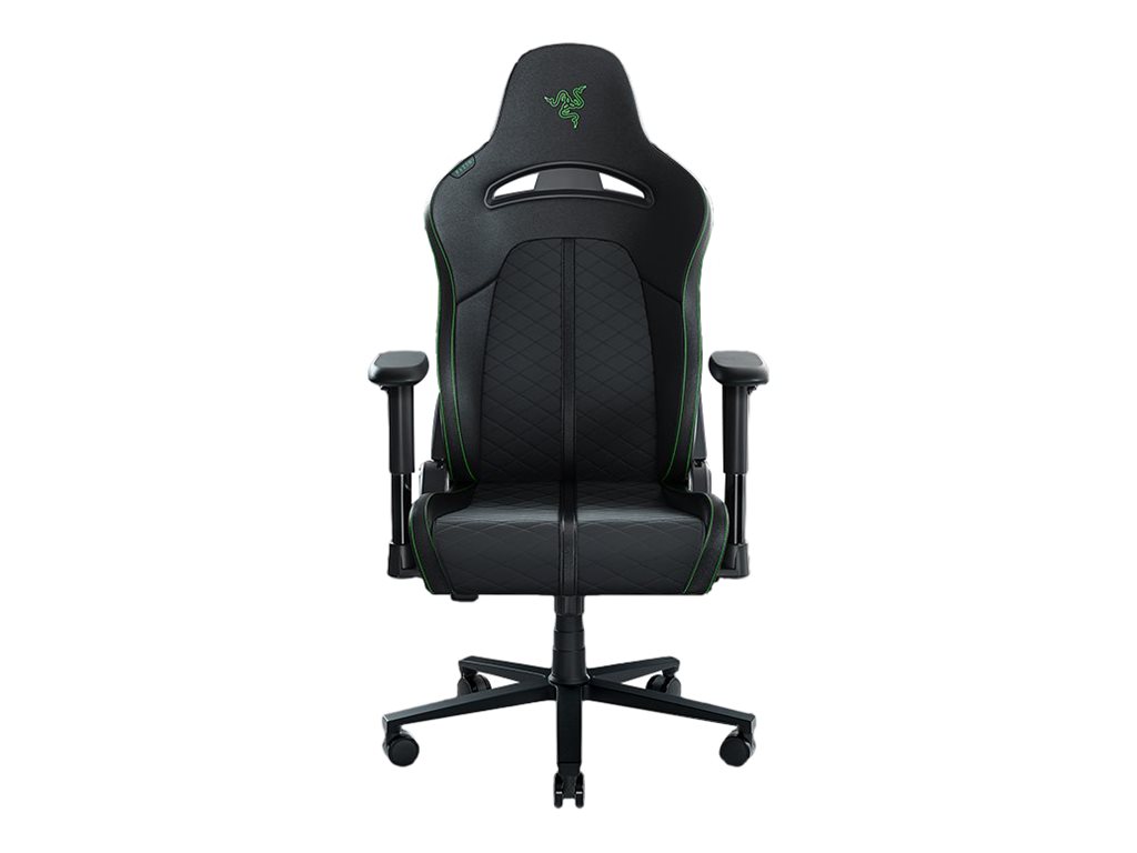 Razer Ergonomic Gaming Chair Enki X EPU Synthetic Leather; Steel; High density Polyurethane Moulded Foam - Black/Green