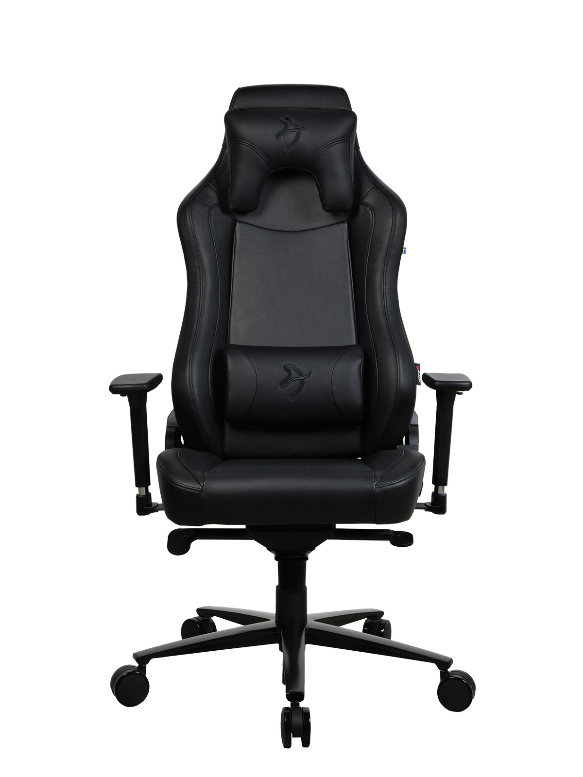 Arozzi Vernazza SoftPU - Gaming Chairs - Frame material: Metal; Wheel base: Aluminium; Upholstery: Soft PU - Pure Black