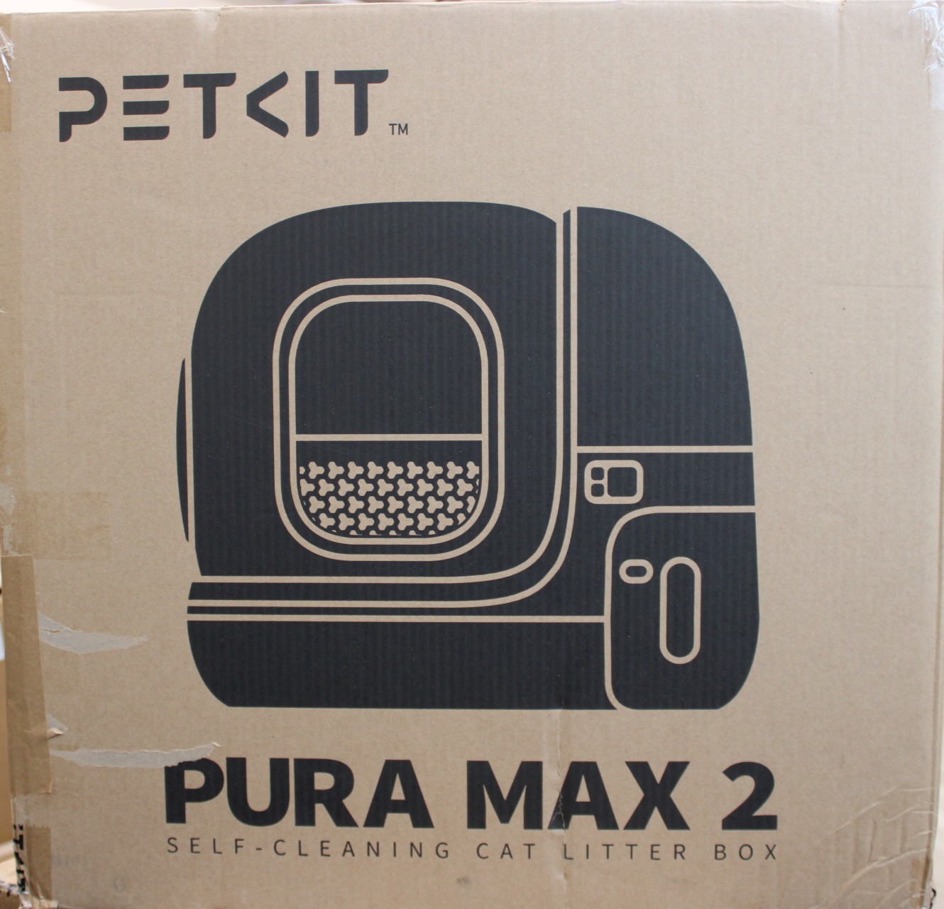 SALE OUT. - PETKIT - Automatic Cat Litter Box - Pura MAX 2 - 480 x 480 x 520 cm - White - DAMAGED PACKAGING - 22 month(s)