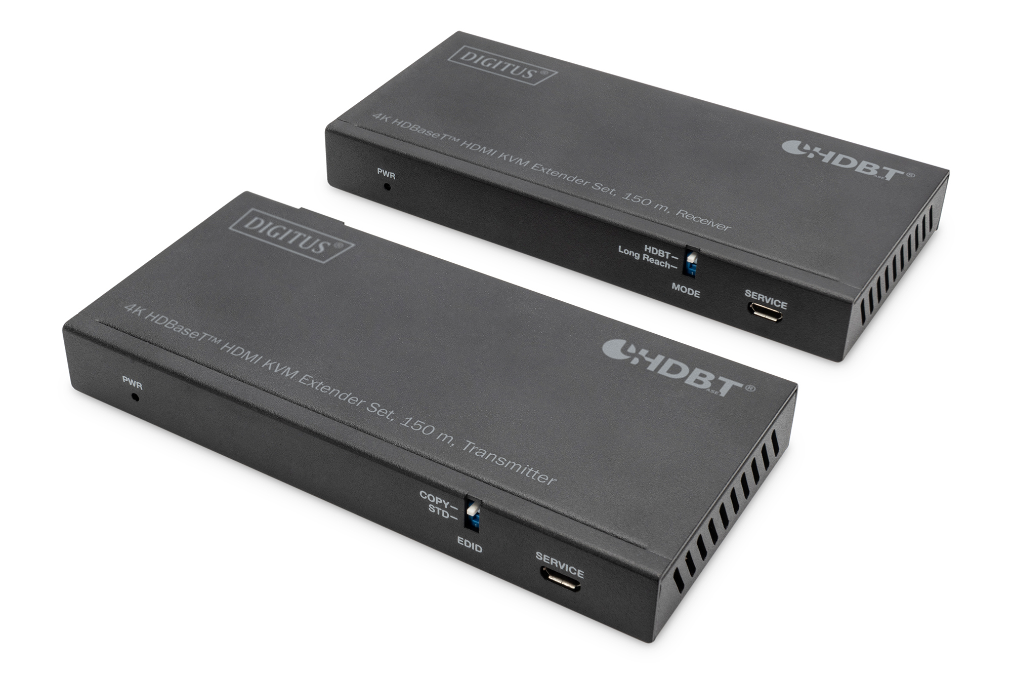 Digitus - 4K HDBaseT HDMI KVM Extender Set, 150 m - DS-55526