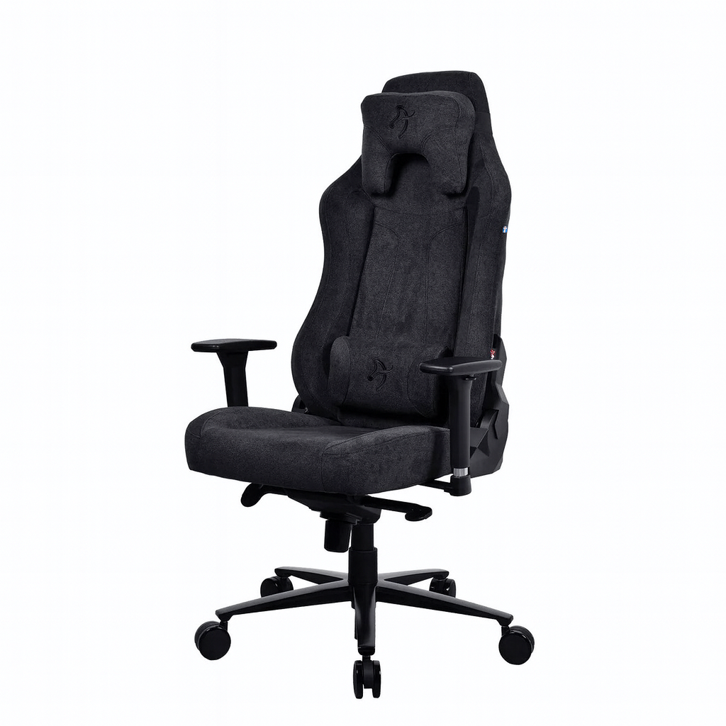 Arozzi Vernazza Soft Fabric - Gaming Chair - Soft Fabric/Metal/Aluminium - Pure Black