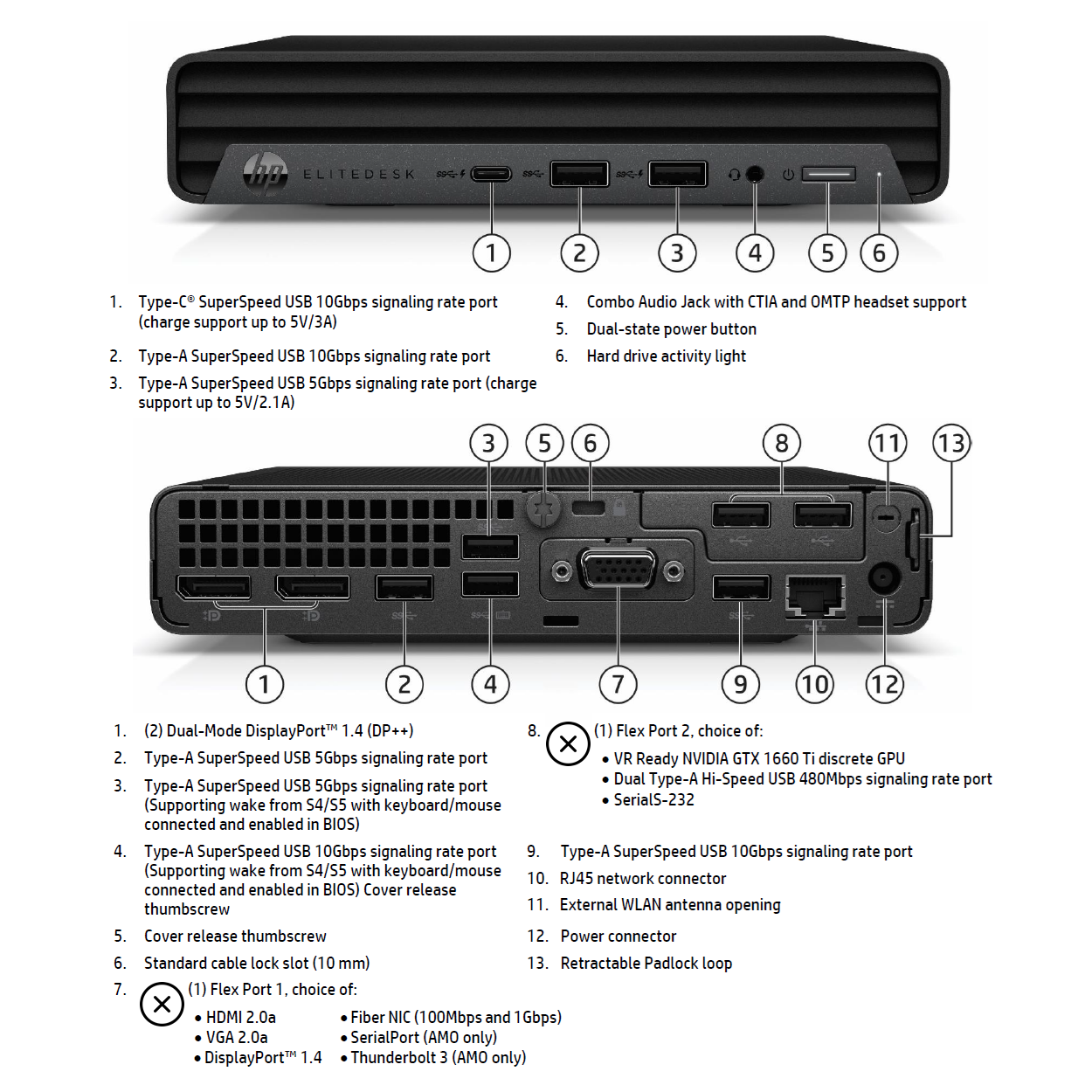 HP Renewed Grade A - EliteDesk 800 G6 - Intel Core i5 - i5-10500T - 16 GB - SSD - 256 GB - Intel UHD Graphics - Windows 11 Pro