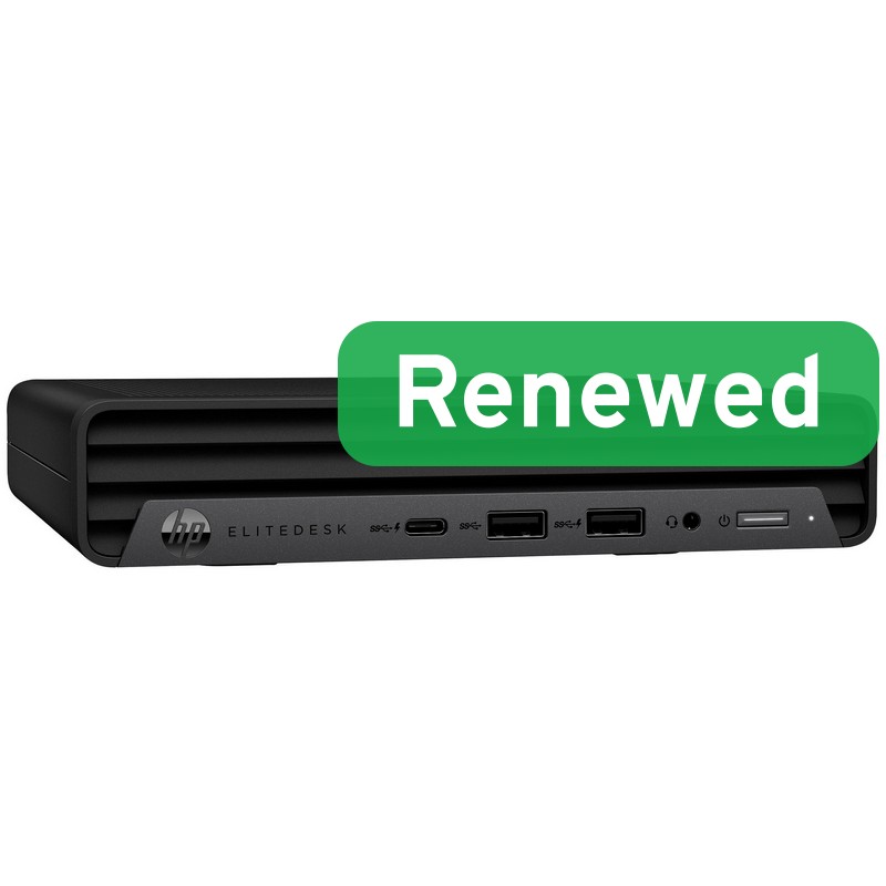 HP Renewed Grade A - EliteDesk 800 G6 - Intel Core i5 - i5-10500 - 16 GB - SSD - 256 GB - Intel UHD Graphics - Windows 11 Pro