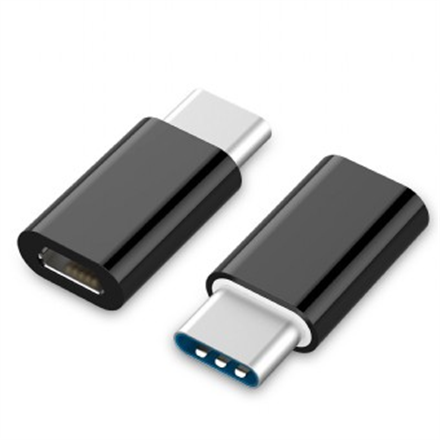 Gembird - USB 2.0 Type-C adapter (CM/MicroUSB-F) - Type-C - USB