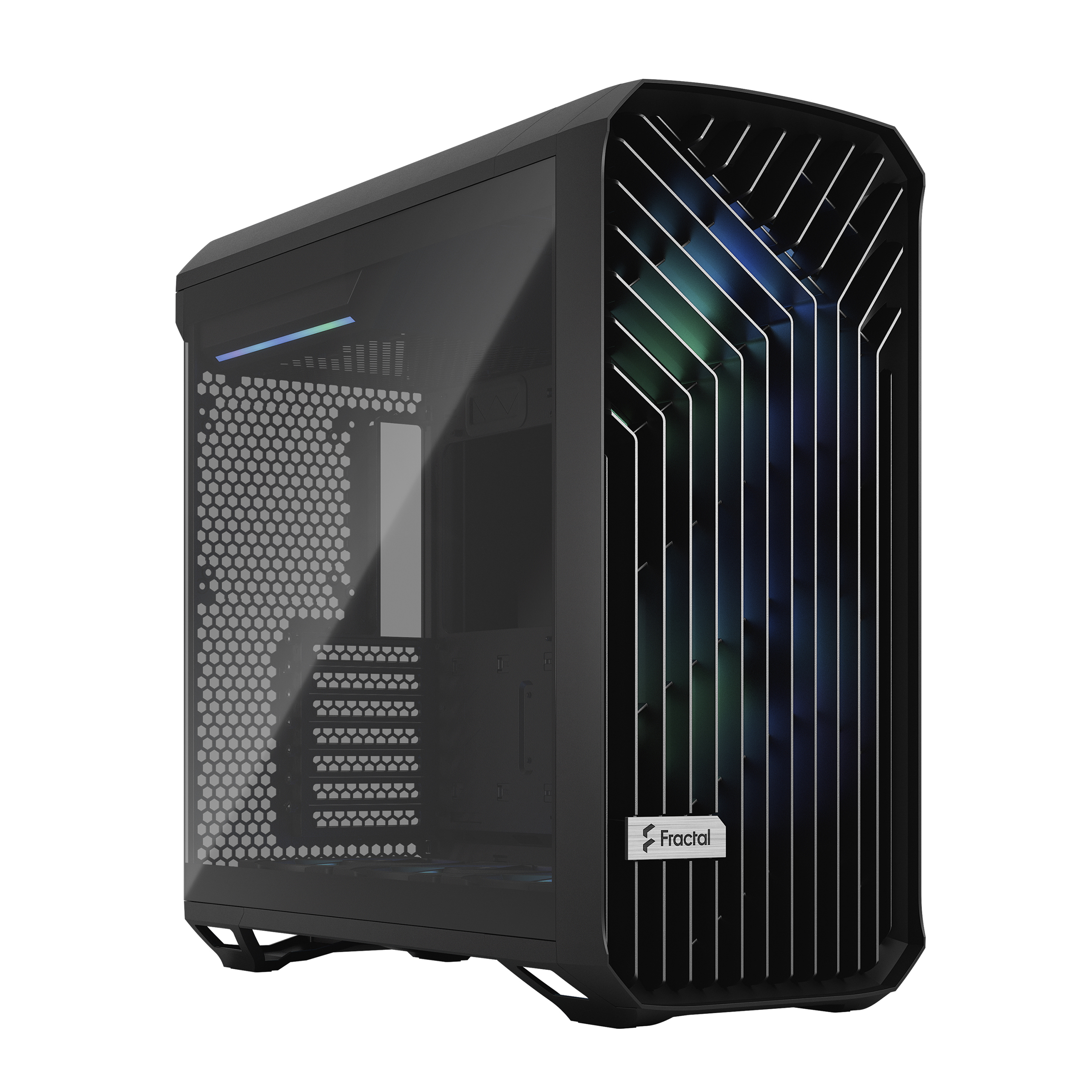 Fractal Design - Torrent Compact RGB TG Light Tint - Side window - ATX - Black