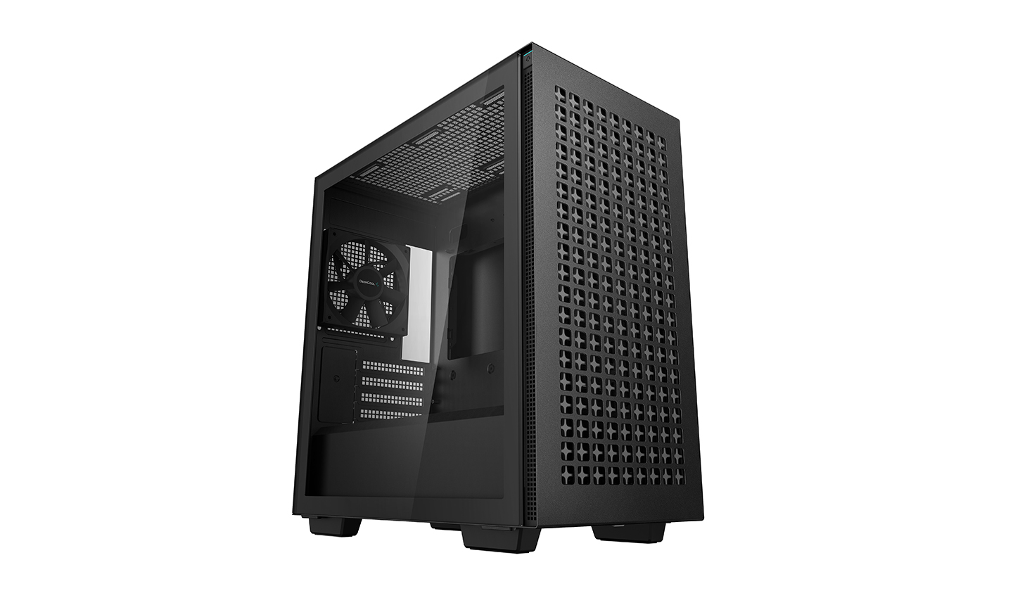 Deepcool - CH370 - Side window - Micro ATX - ATX PS2 - Black