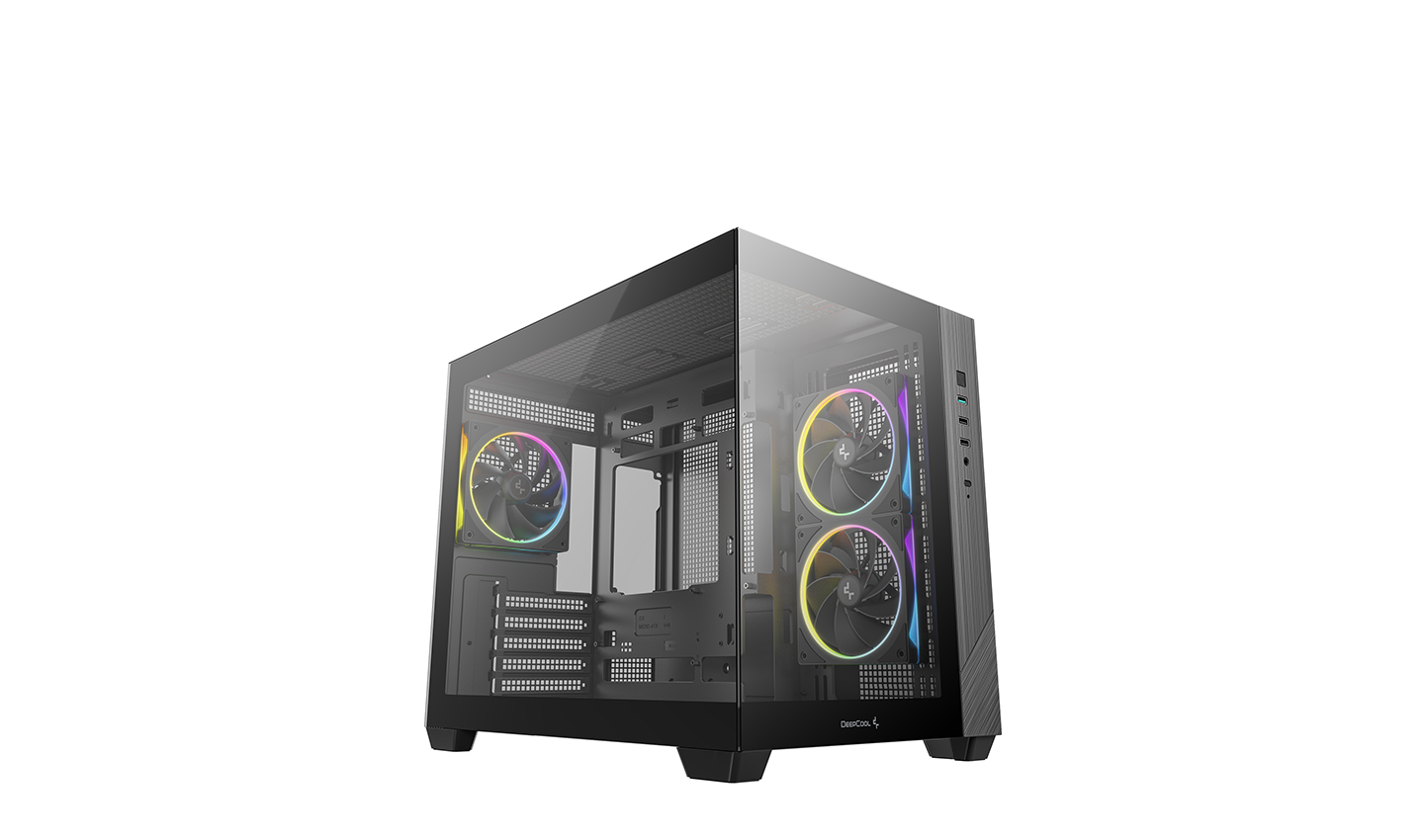 Deepcool Case - CG330 3F - Micro ATX - Black