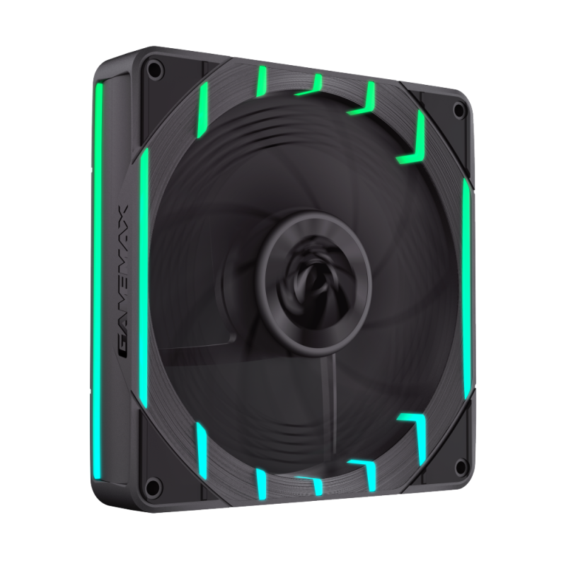 Gamemax Case Fan - TORNADO T12 ARGB-R - Black