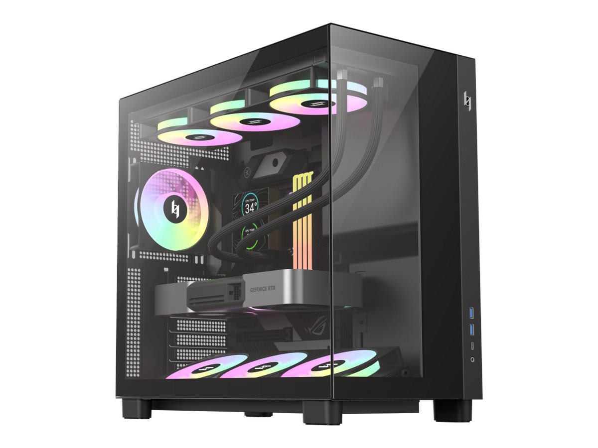 Gamemax Case - NEX C53 BK - ATX/BTF