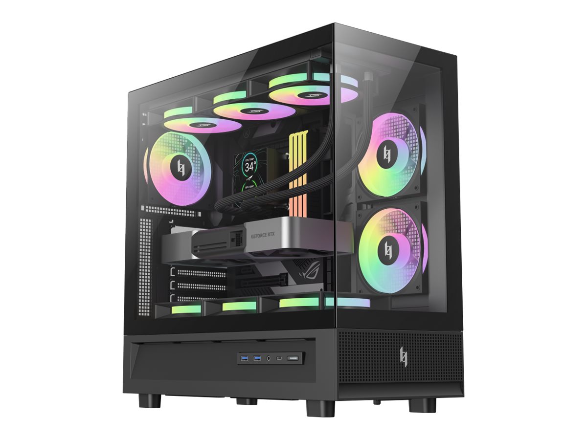 Gamemax Case - NEX C51 BK - ATX/BTF