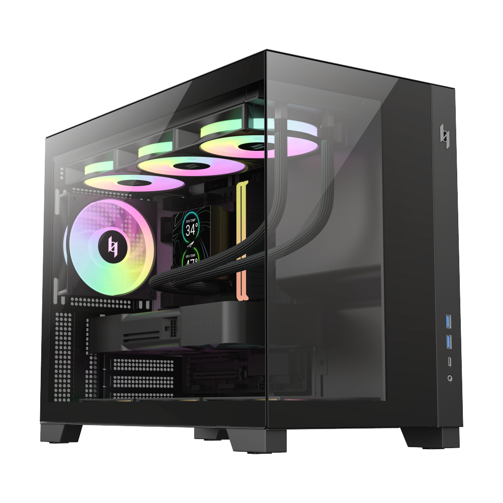Gamemax Case - NEX C33 BK - MATX/BTF