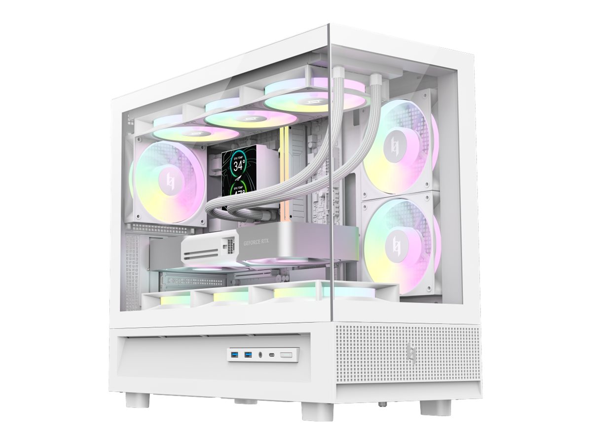 Gamemax Case - NEX C31 WH - MATX/BTF