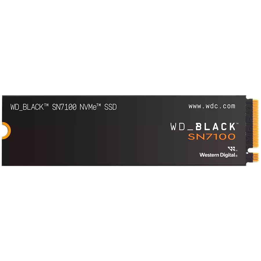 SSD POWERED BY SANDISK  Black SN7100 2TB M.2 2280 PCIe Gen4 x4 NVMe, Read/Write: 7250/6900 MBps, IOPS 1000K/1400K, TBW: 1200