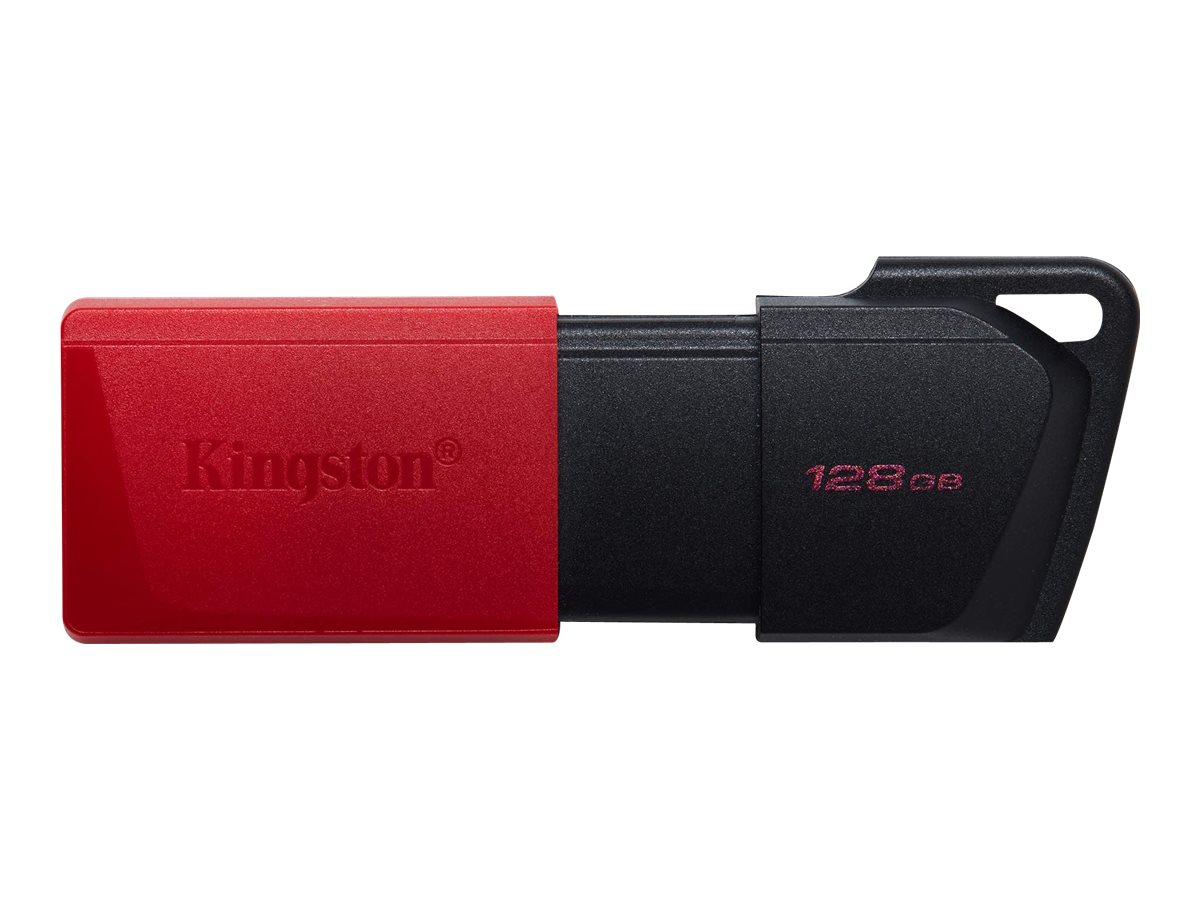 Kingston - USB Flash Drive - DataTraveler Exodia - 128 GB - USB Type-A - Black/Red