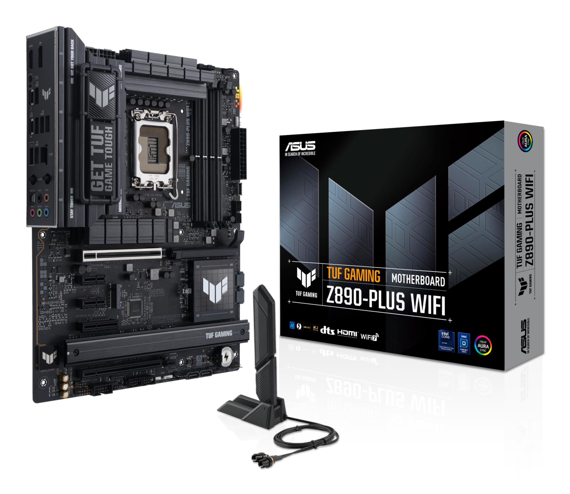 Mainboard|ASUS|Intel Z890|LGA1851|ATX|Memory DDR5|Memory slots 4|2xPCI-Express 4.0 1x|1xPCI-Express 4.0 4x	|1xPCI-Express 4.0 16x|1xPCI-Express 5.0 16x|4xM.2|1xHDMI|1xDisplayPort|3xUSB 3.0|3xUSB 3.1|1xUSB-C|1xUSB-C w/Thunderbolt|1xOptical S/PDIF|1xRJ45|5x