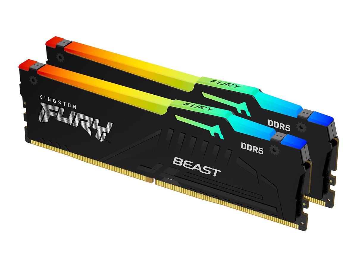 Kingston - Fury Beast - 16 Kit (8GBx2) GB - DDR5 - 6000 MHz - PC/server - Registered No - ECC No