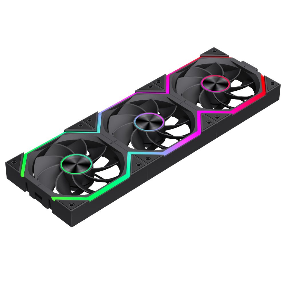 Gamemax FN12A-N2 WL-R - Case fan - Black