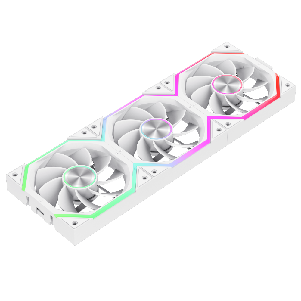 Gamemax FN12A-N2 WL-RW - Case fan - White