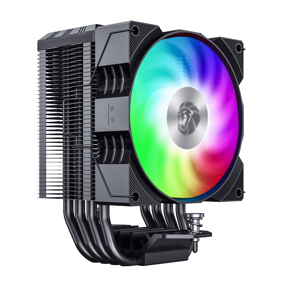 Gamemax CPU Air Cooler - GAMMA 90 DIGITAL BK - Black