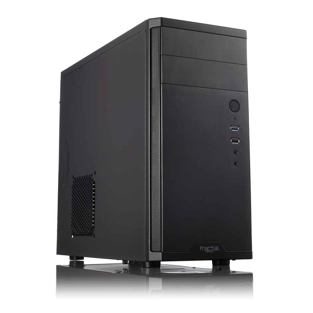 Fractal Design - CORE 1100 - Micro ATX - ATX PSUs, up to 185mm if a typical-length optical drive is mounted - Black