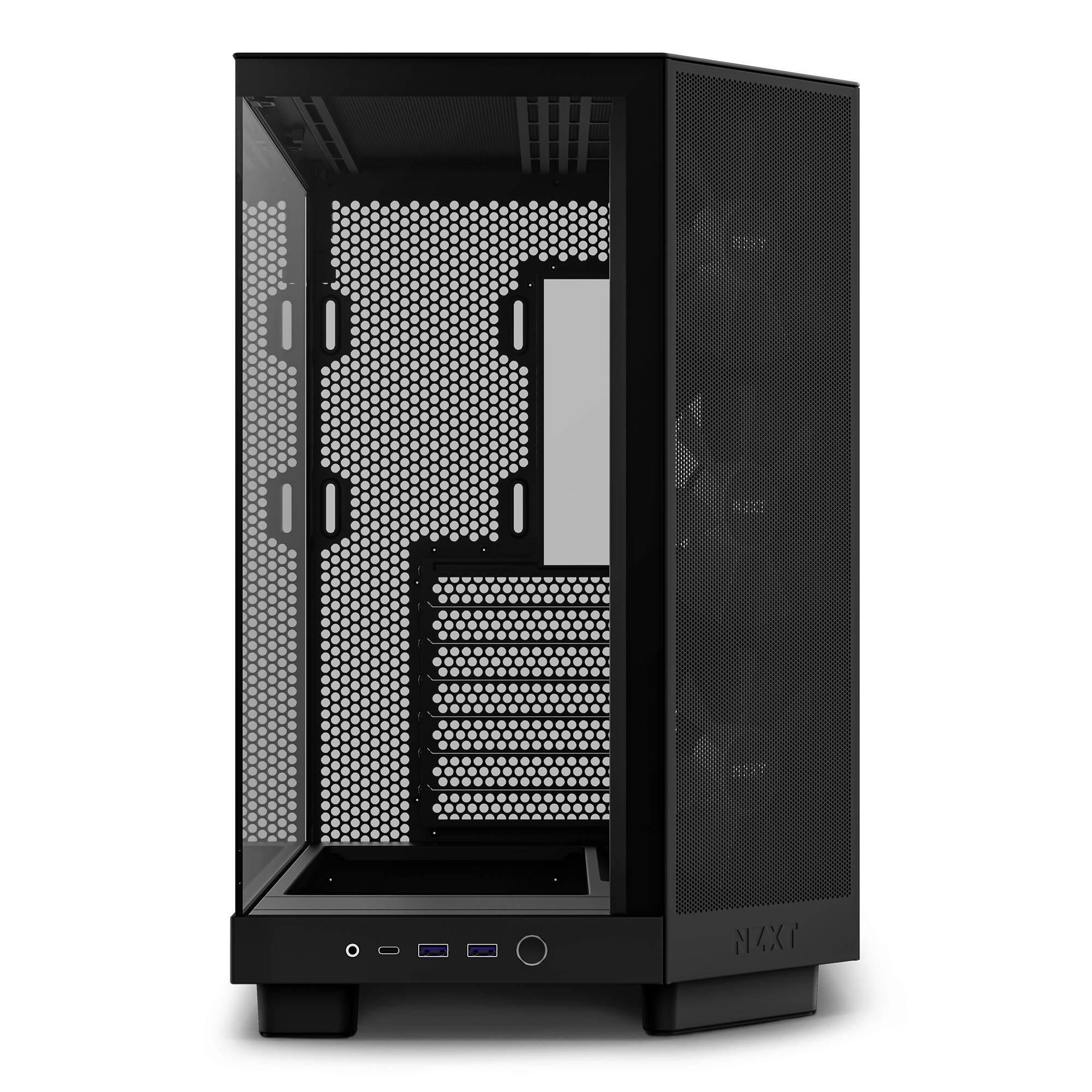 Case|NZXT|H6 Flow RGB|MidiTower|Case product features Transparent panel|Not included|ATX|MicroATX|MiniITX|Colour Black|CC-H61FB-R1