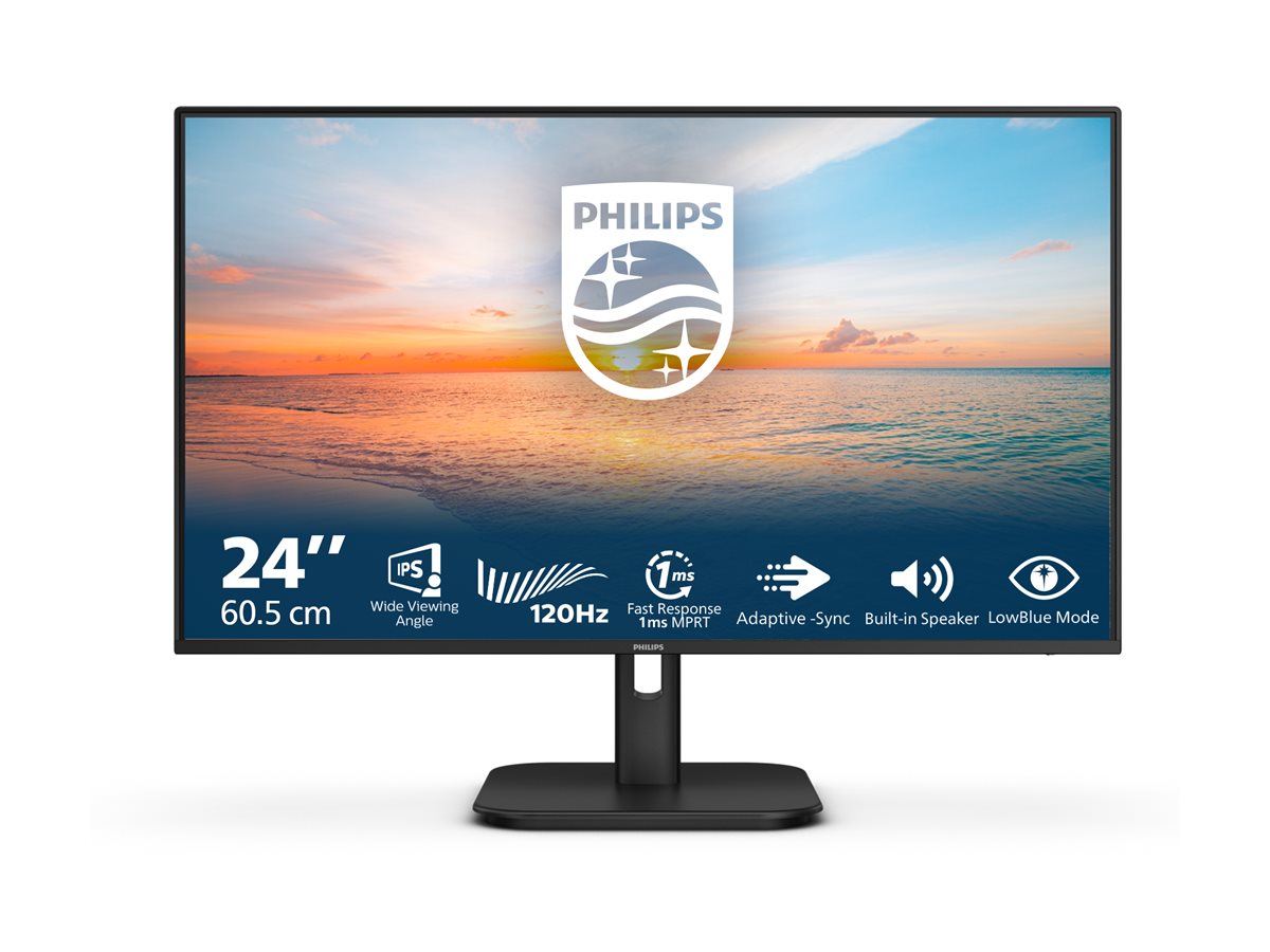 Philips - 24E1N1200A/00 - 23.8 " - IPS - 16:9 - 120 Hz - 4 ms - 1920 x 1080 pixels - 300 cd/m² - HDMI ports quantity 1 - Black