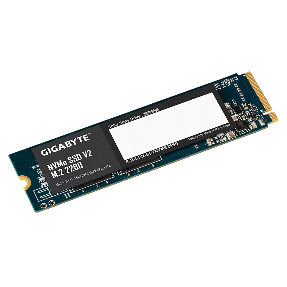 Gigabyte SSD - 256 GB - SSD form factor M.2 2280 - Solid-state drive interface PCIe 3.0 x4 NVMe - Read speed 3200 MB/s - Write speed 1200 MB/s