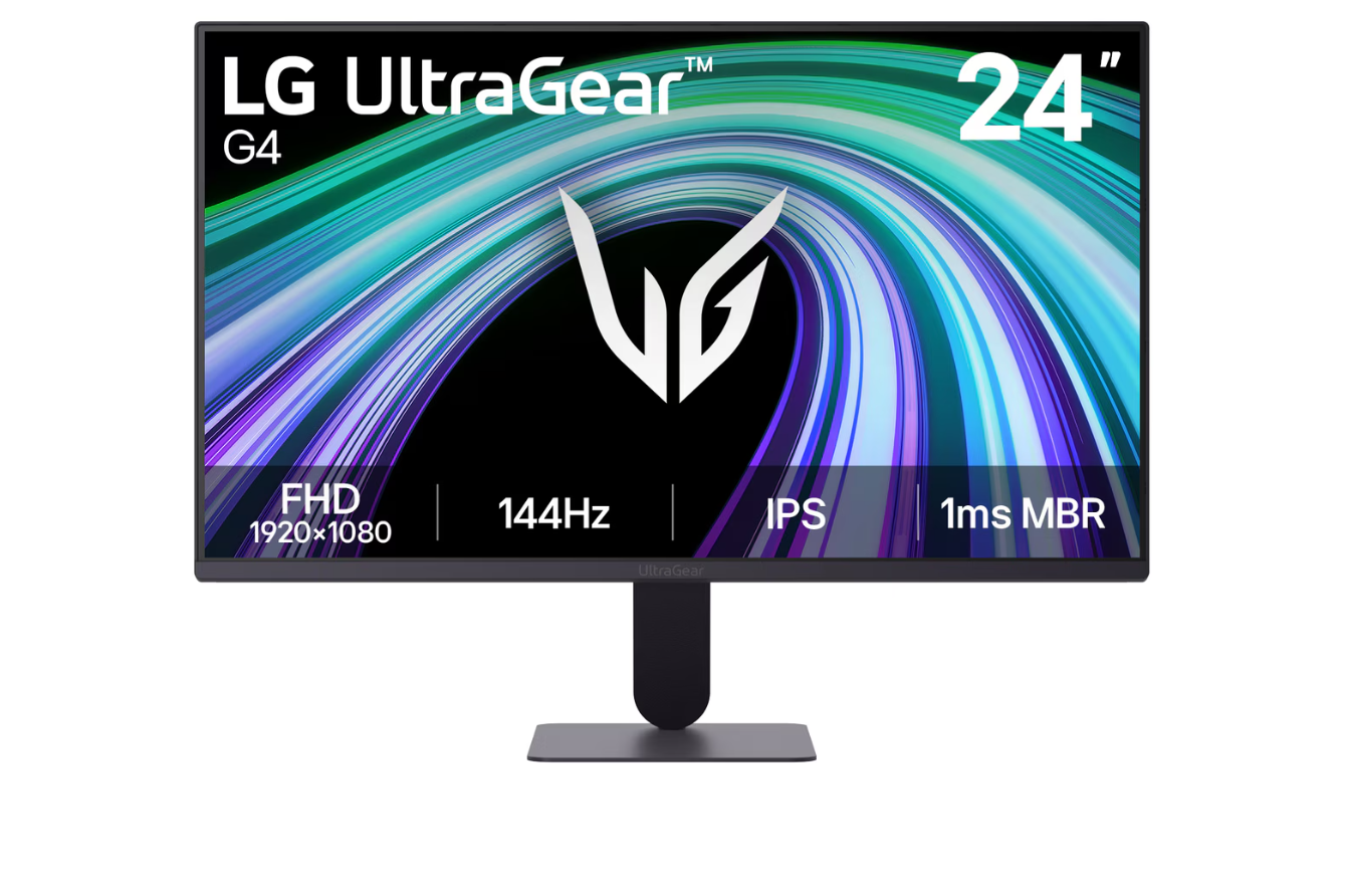 LG 24G411B-B - 24 " - IPS - FHD - 16:9 - 144 Hz - 1 ms - 1920 x 1080 pixels - 250 cd/m² - HDMI ports quantity 1