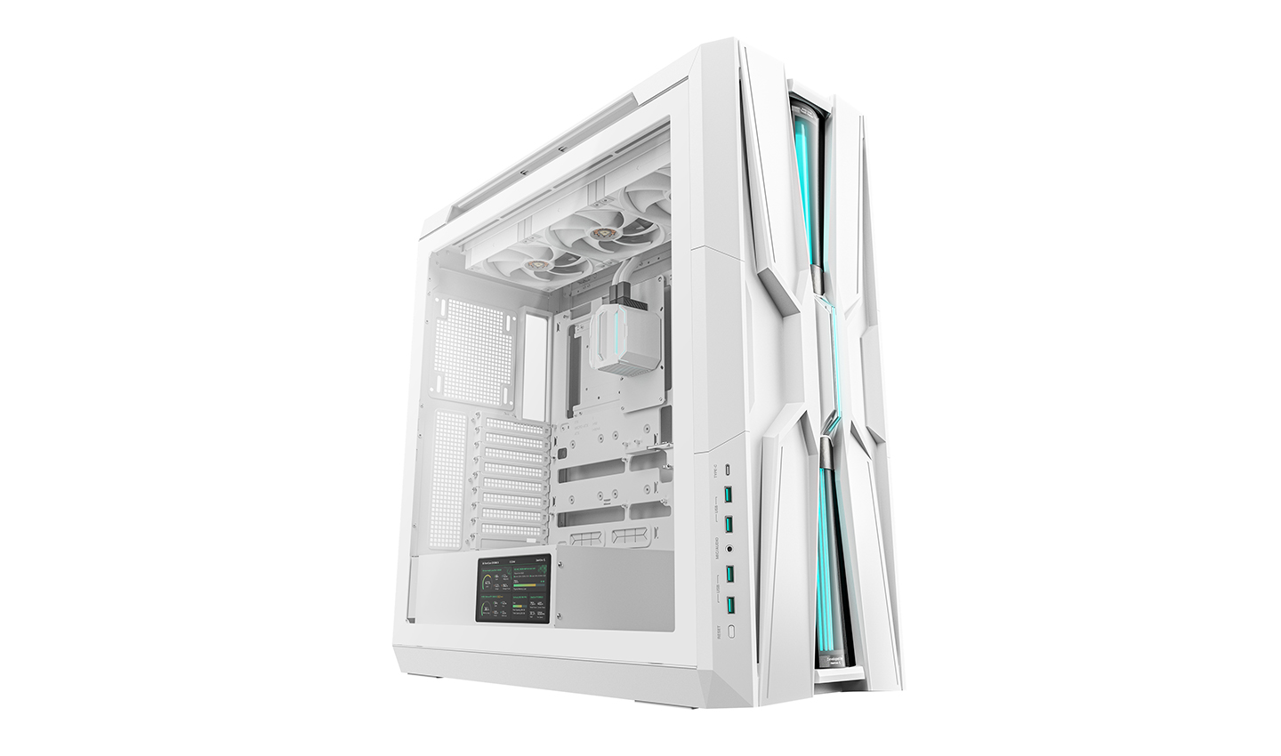 Deepcool Integrated Liquid Cooling Case - GENOME III - White - Full-Tower - ATX PS2 (maximum length: 180mm)