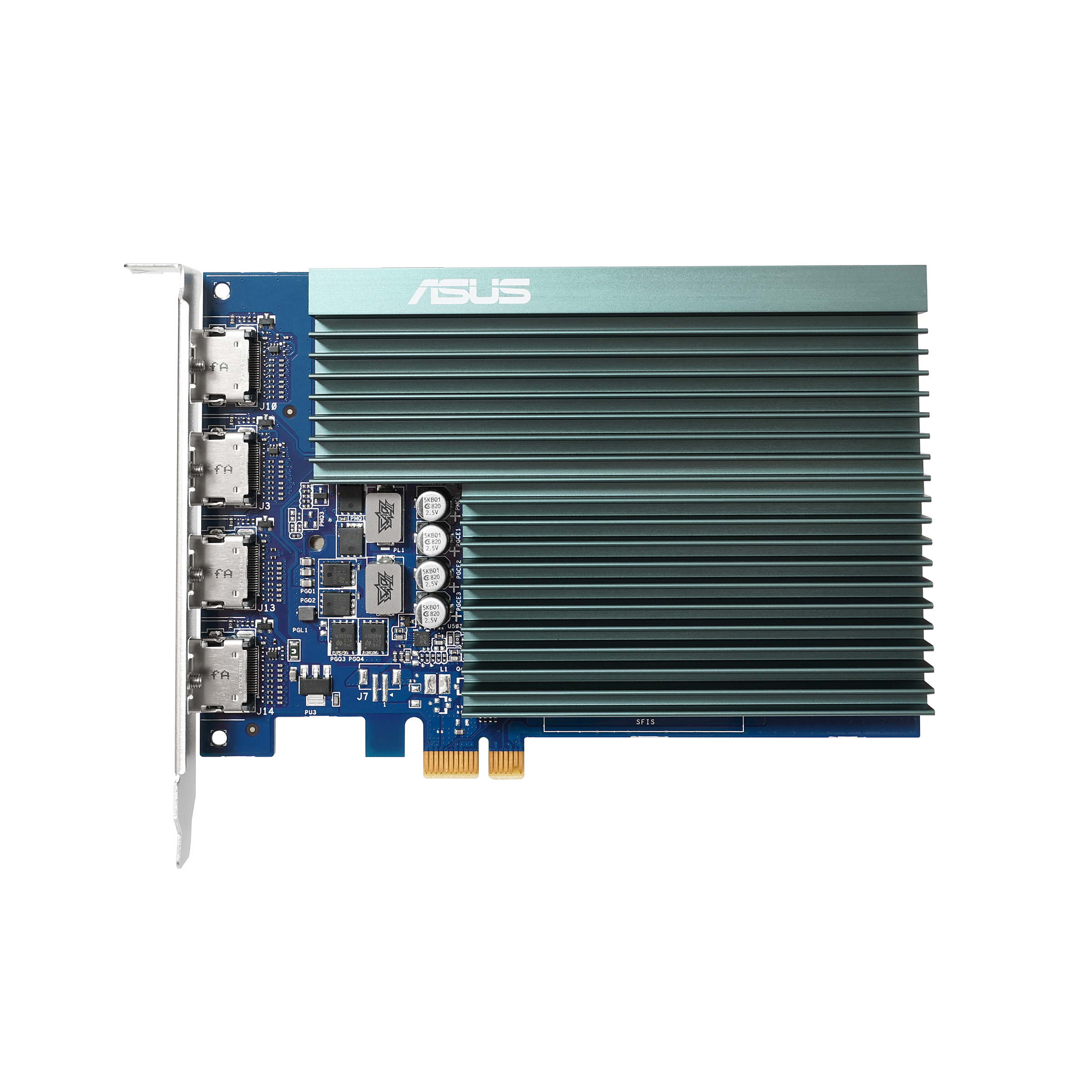 Asus - GT730-4H-SL-2GD5 - NVIDIA - 2 GB - GeForce GT 730 - GDDR5 - HDMI ports quantity 4 - PCI Express 2.0 - Memory clock speed 5010 MHz - Processor frequency 902 MHz