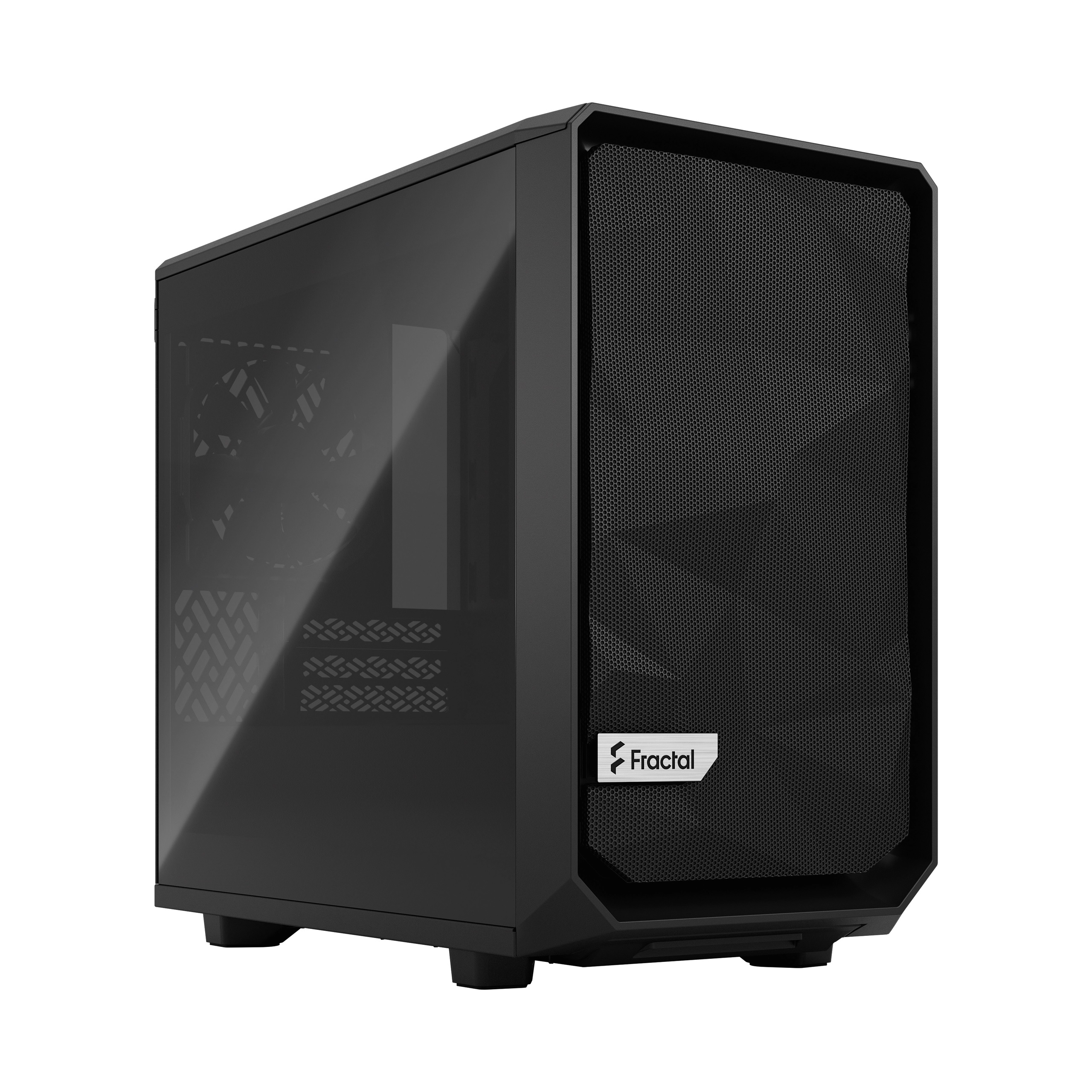 Fractal Design - Meshify 2 Nano - Side window - ITX - ATX - Black TG dark tint