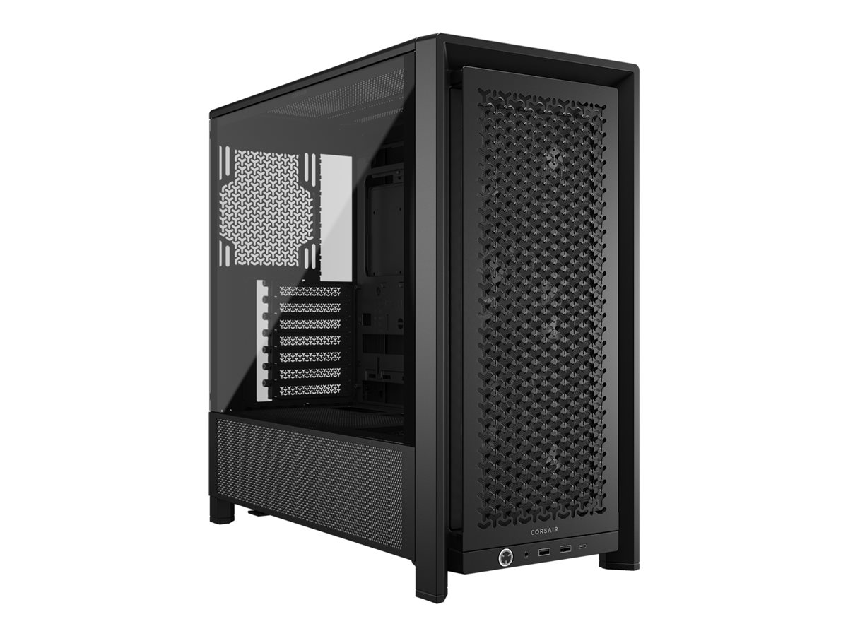 Corsair PC Case - Frame 4000D RS Modular - Mid-Tower - Black