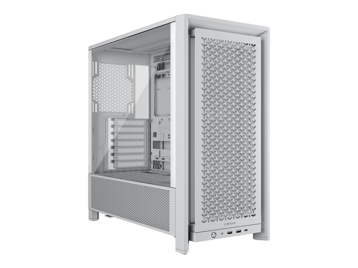 Corsair PC Case - Frame 4000D RS Modular - Mid-Tower - White