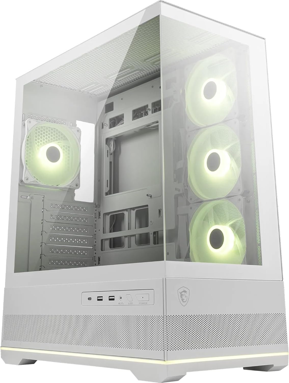 MSI - PC Case - MAG PANO 110R PZ WHITE - Mid-Tower - White