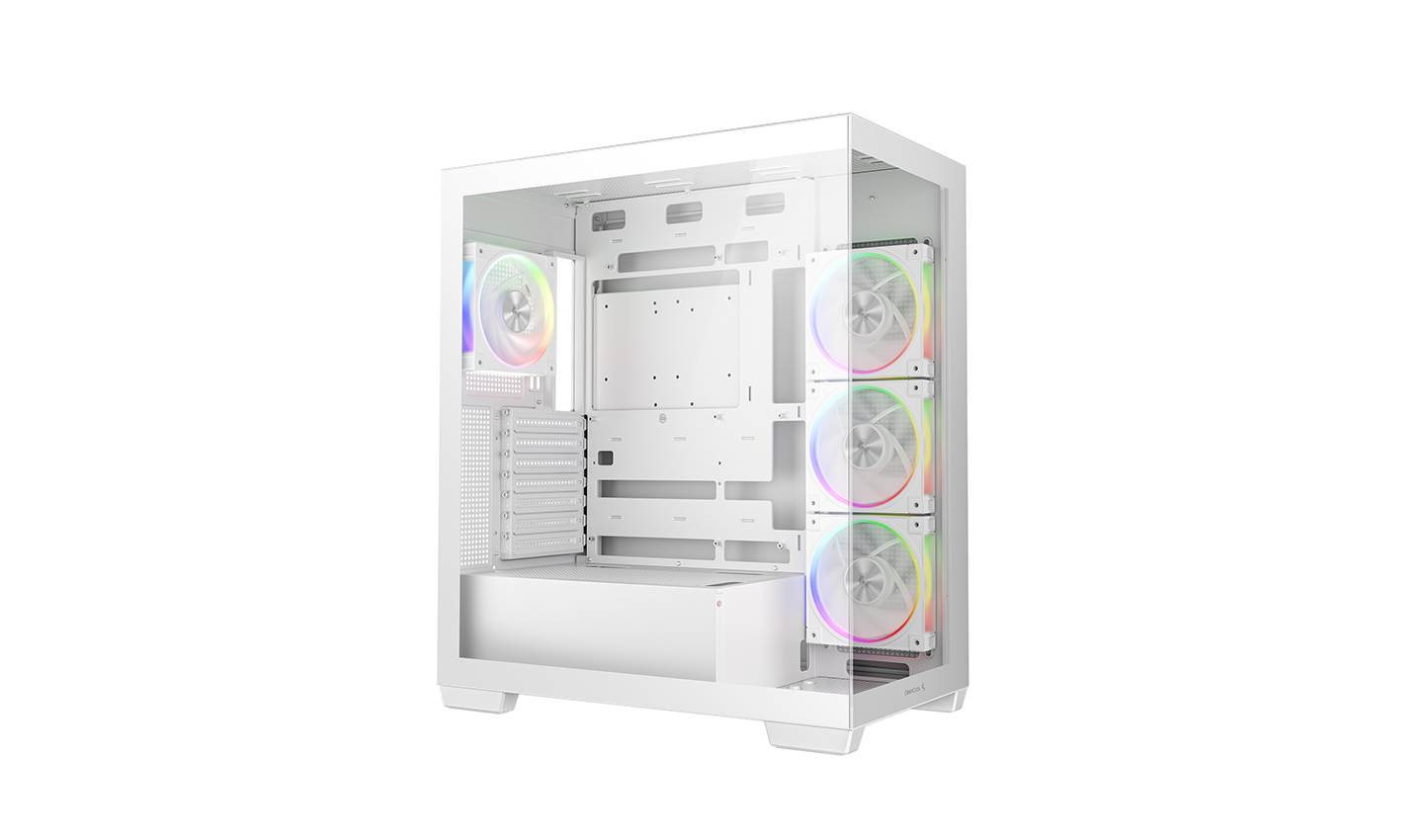 Deepcool Case - CG580 4F V2 WH - ATX - White