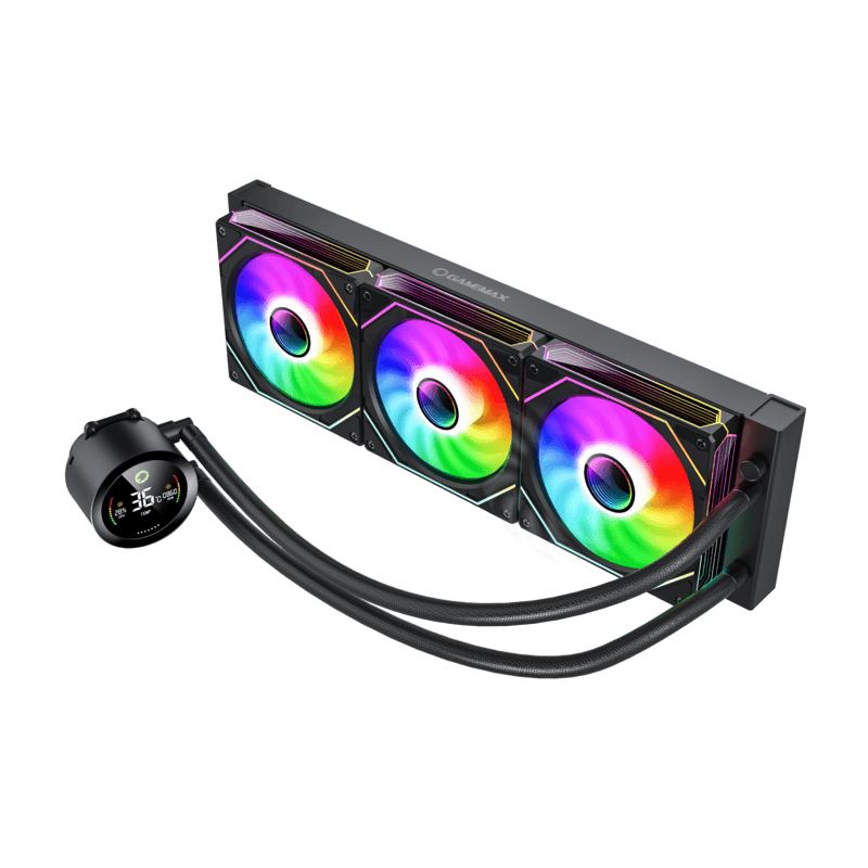 Gamemax CPU Liquid Cooler - ICEBURG 360 DIGITAL BK - Black