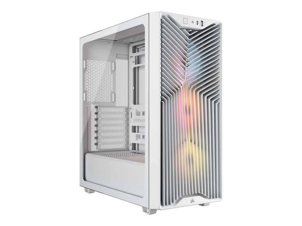 Corsair PC Case - 3200D RS ARGB - Mid-Tower - White