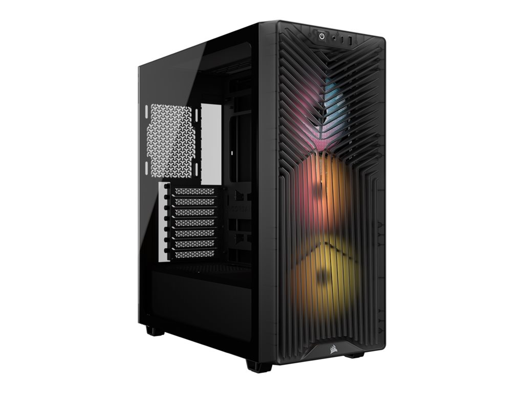 Corsair PC Case - 3200D RS ARGB - Mid-Tower - Smoke