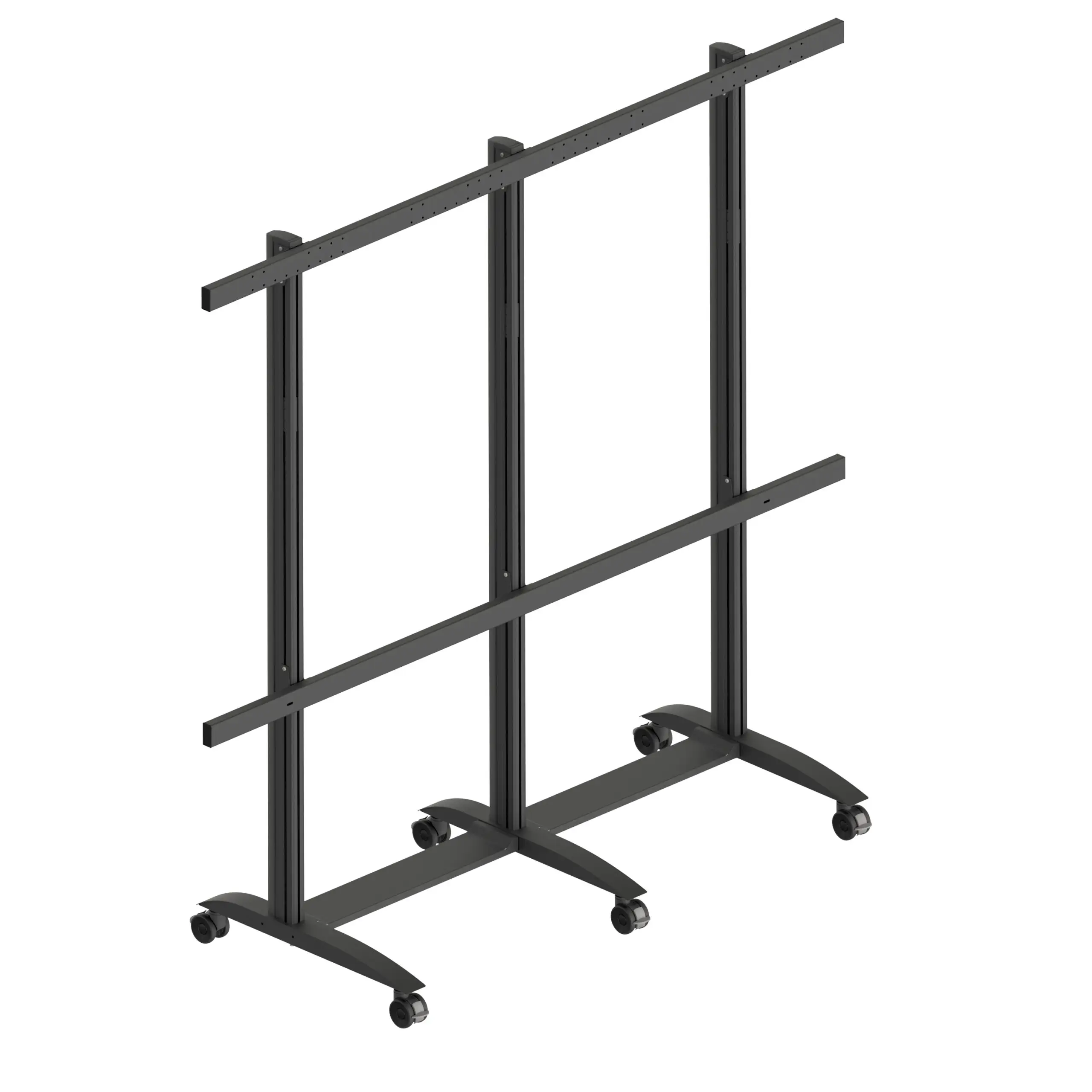 EDBAK Floor stand - TRV400.006 Videoconferencing trolley for Samsung - Height adjustment - 130 " - Maximum weight (capacity) 200 kg - Black