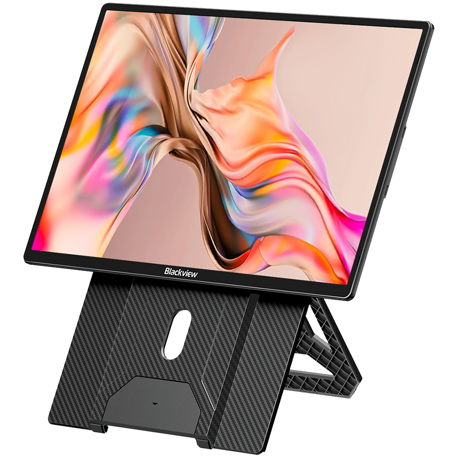 Portable monitor Blackview Table 9 LCD Monitor 16inch IPS FHD 1920x1200 16:9 LCD 60Hz 178 USB-C 3.1x2 Full 1xminiHDMI 368x237x29.5mm Plug into Laptop, PC, Game Console, and More, Plug & Play Black