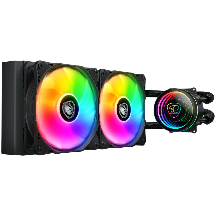 COUGAR POSEIDON ELITE ARGB 240 Black AiO Liquid Watercooling