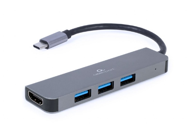 Cablexpert - USB Type-C 2-in-1 multi-port adapter (Hub + HDMI) - A-CM-COMBO2-01 - USB Type-C