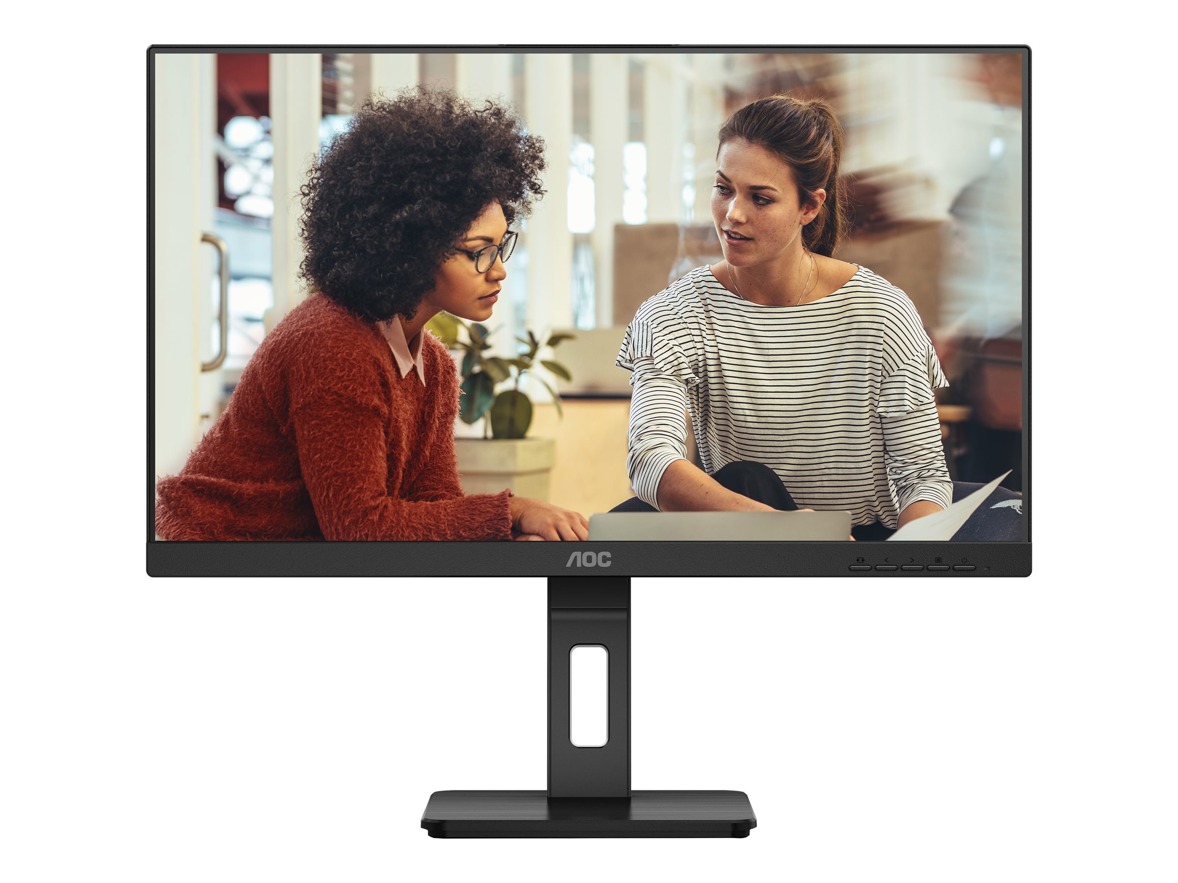 AOC - Monitor - Q27E3UMF - 27 " - VA - QHD - 16:9 - 75 Hz - 2560 x 1440 - 300 cd/m² - HDMI ports quantity 1 - Black