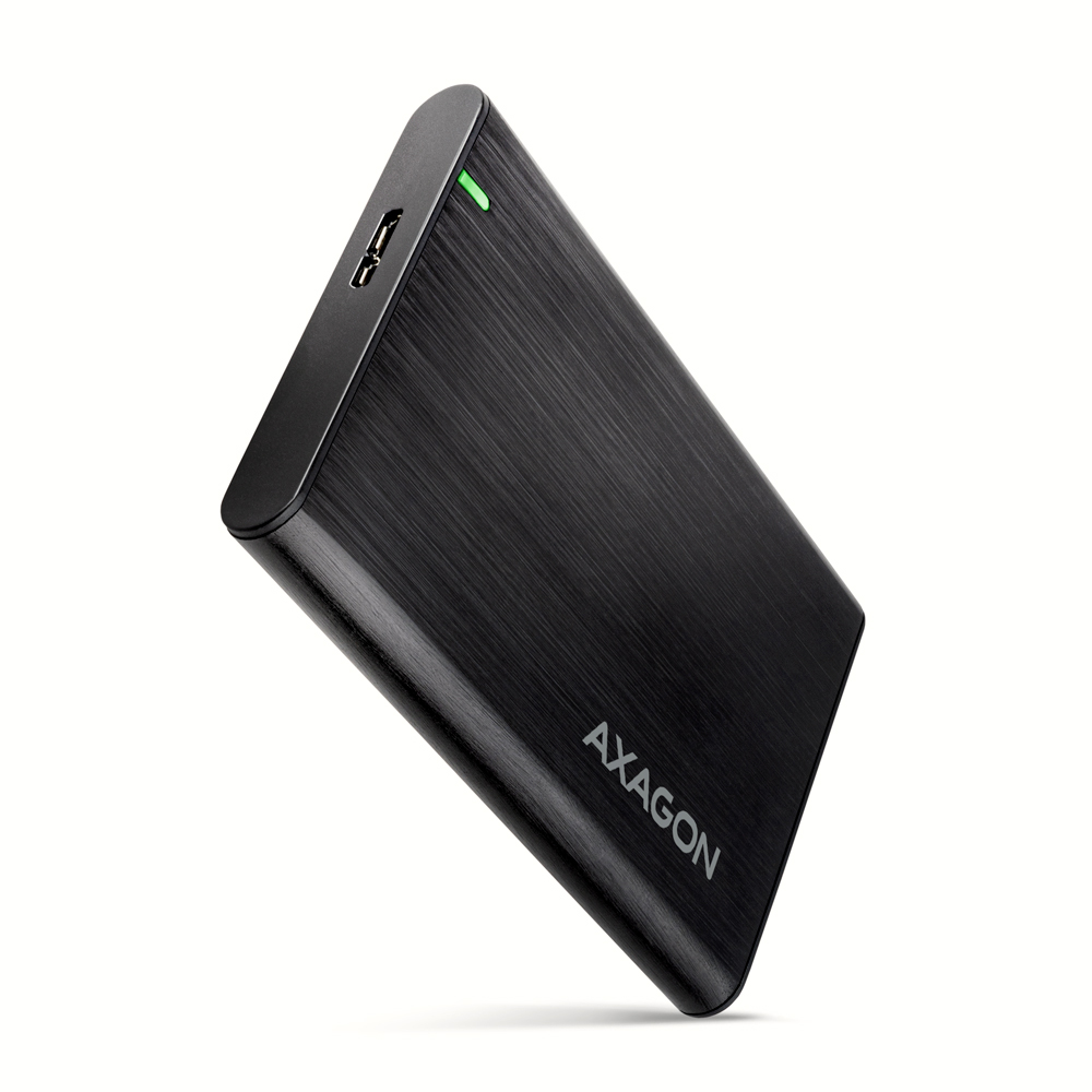 AXAGON Screwless aluminum USB 3.2 Gen 1 - SATA 6G external box for 2.5" SSD/HDD - EE25-A6M