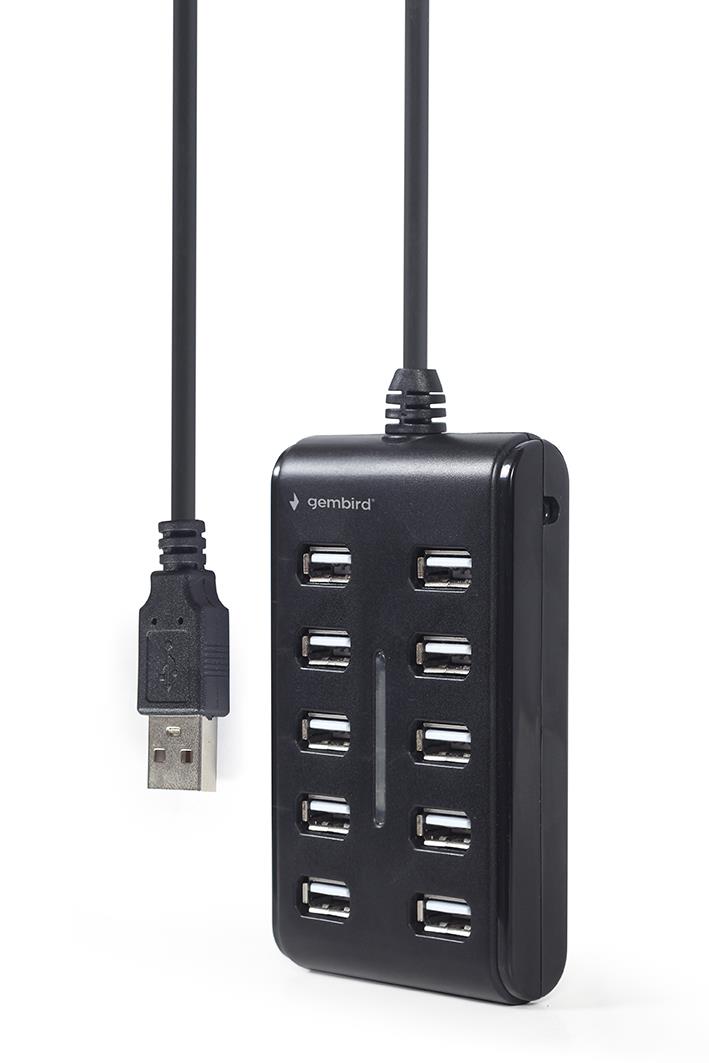 I/O HUB USB2 10PORT/UHB-U2P10P-01 GEMBIRD