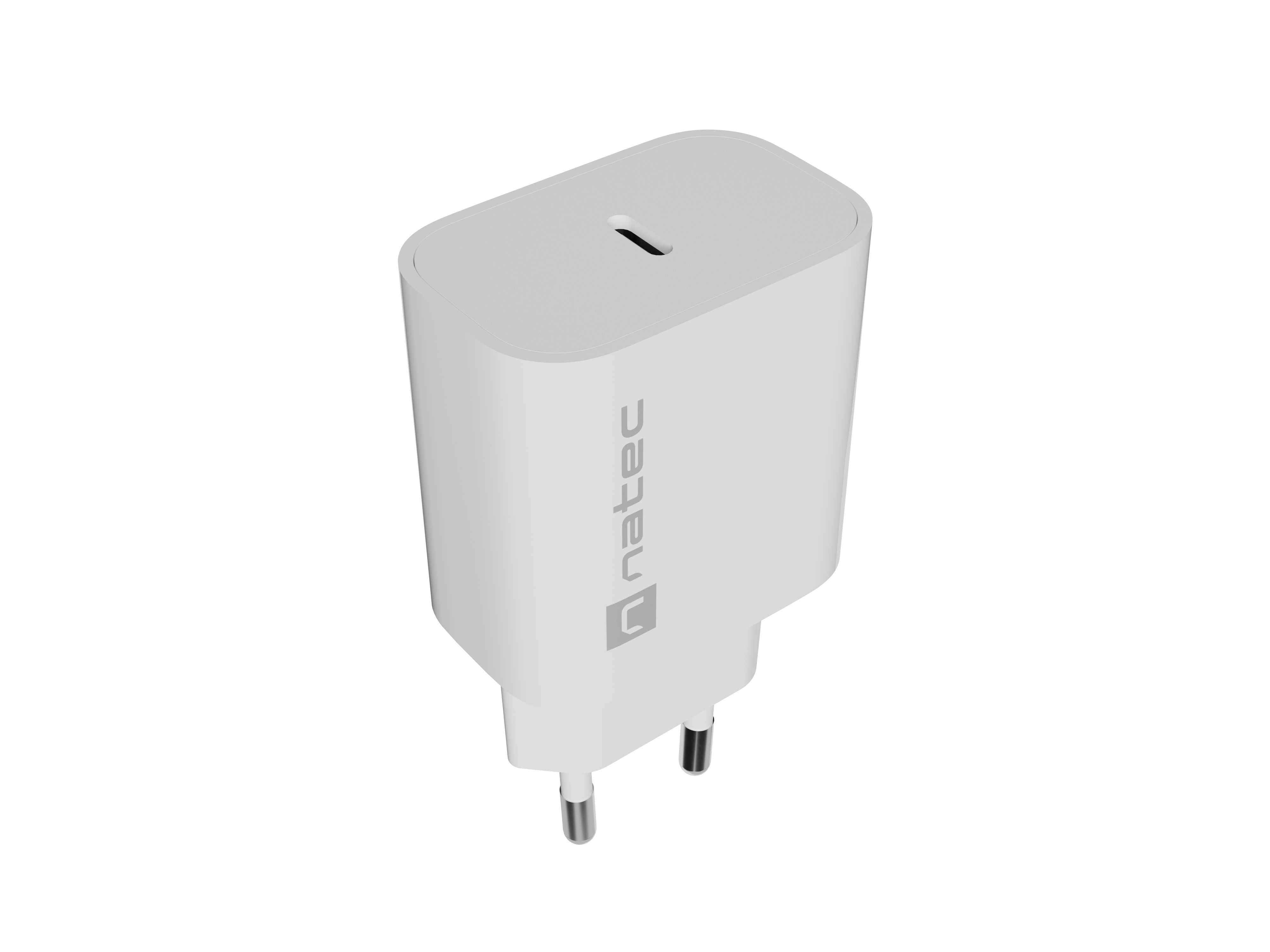 Natec Ribera USB Charger 1X USB-C 20W, White