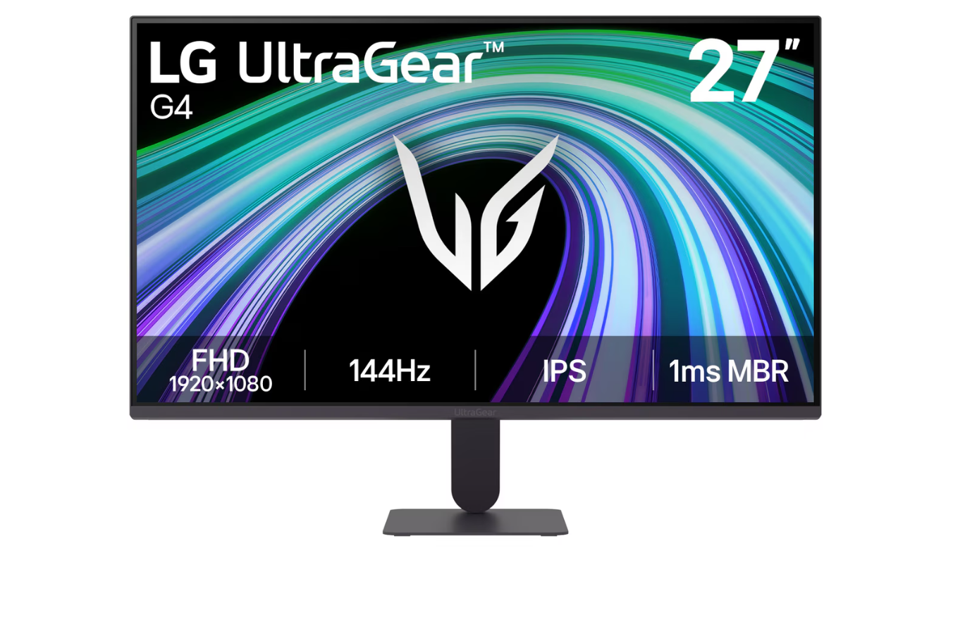 LG 27G411B-B - 27 " - IPS - FHD - 16:9 - 144 Hz - 1 ms - 1920 x 1080 pixels - 250 cd/m² - HDMI ports quantity 1