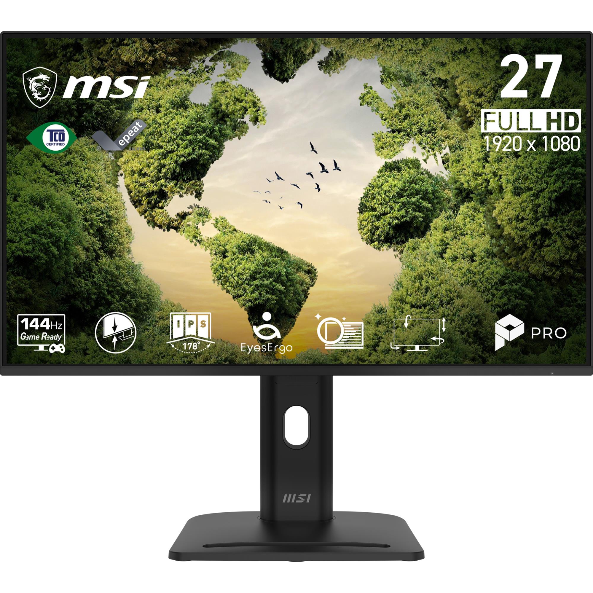 LCD Monitor|MSI|27 "|1920 x 1080 pixels|Full HD|Native aspect ratio 16:9|LCD|Flat|PROMP275PGNE14