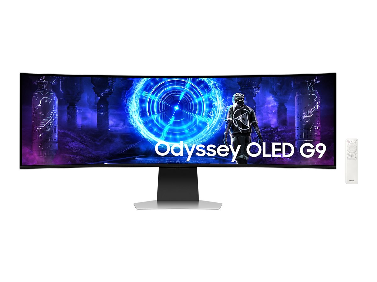 Samsung - LS49DG950SUXEN Odyssey G9 G95SD - 49 " - OLED - DQHD - 32:9 - 240 Hz - 5120 x 1440 pixels - 250 cd/m² - HDMI ports quantity 1 - Silver