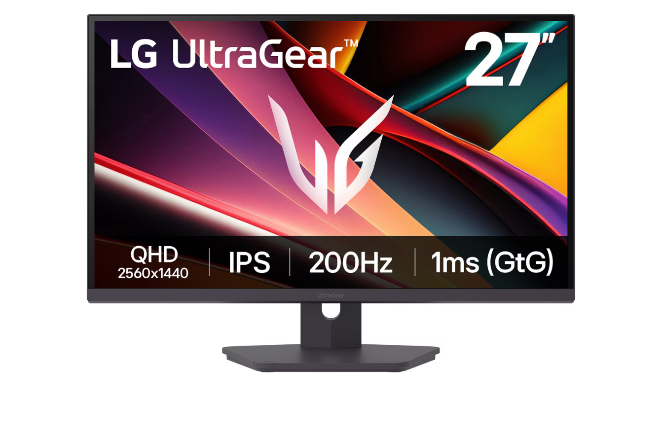 LG - 27G610A-B - 27 " - IPS - QHD - 16:9 - 200 Hz - 1 ms - 2560 x 1440 pixels - HDMI ports quantity 2